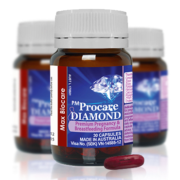 Review vitamin bầu của Úc PM Procare Diamond
