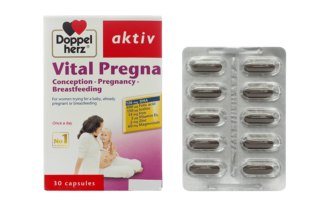 Vital Pregna Doppelherz - vitamin bầu tốt nhất hiện nay