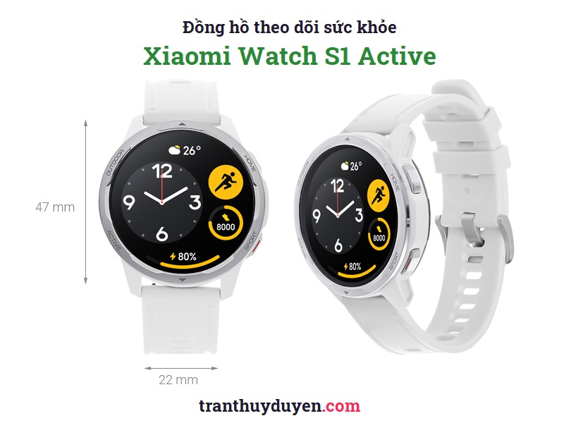 Đồng hồ theo dõi sức khỏe Xiaomi Watch S1 Active