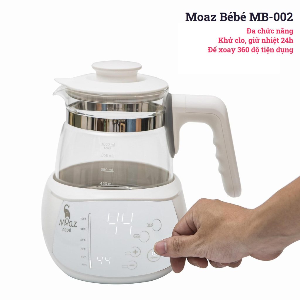 Bình đun nước pha sữa Moaz Bébé thông minh MB-002