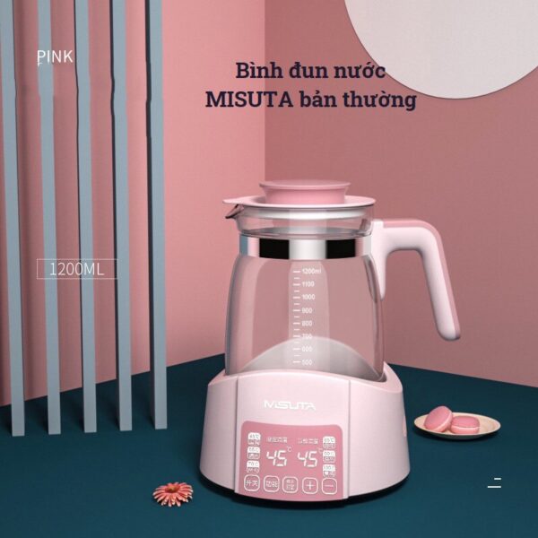 Bình đun sôi hâm nước pha sữa Misuta thông minh 