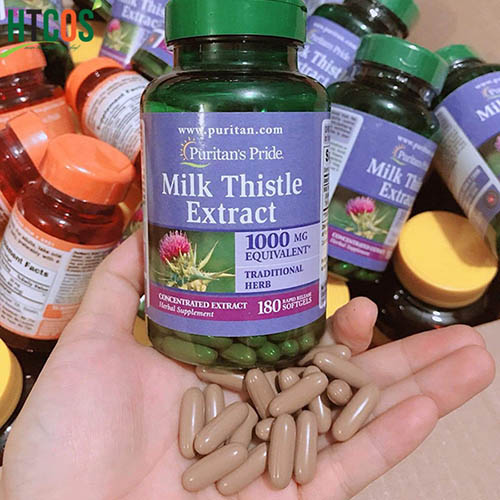 Review sản phẩm Milk Thistle Extract Puritan's Pride