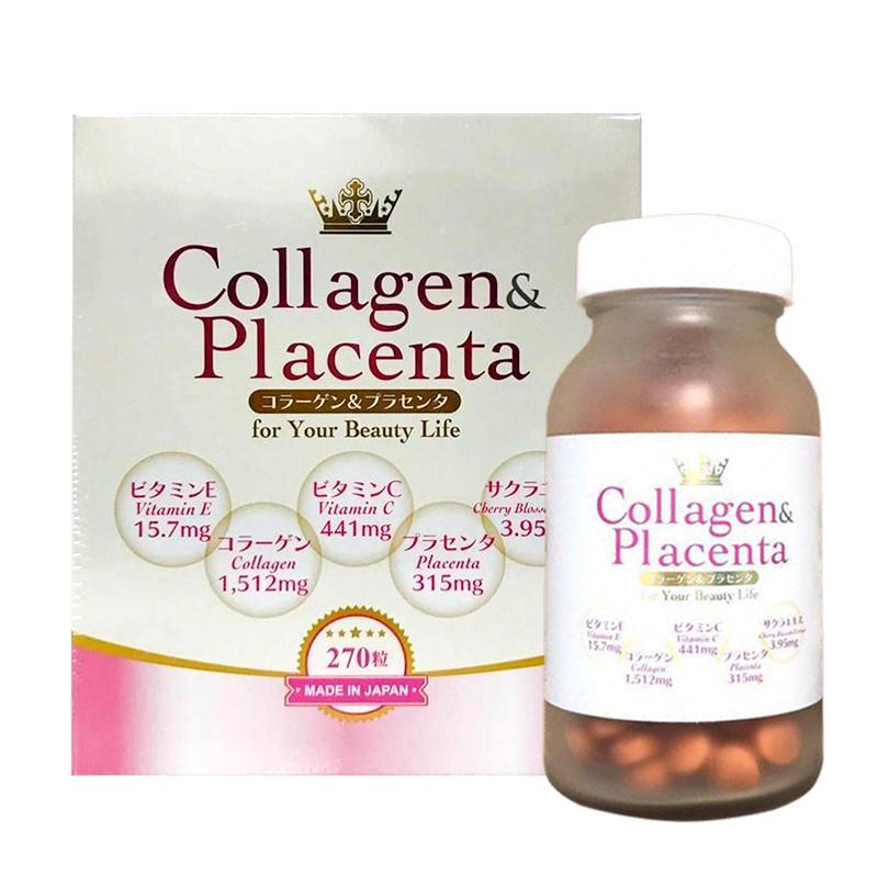 Viên uống Collagen Placenta 5 in 1 Nhật Bản