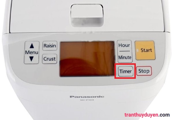 Chọn loại máy làm bánh mì có chức năng hẹn giờ