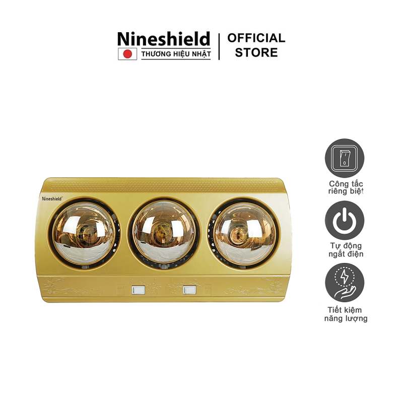 Đèn sưởi nhà tắm Nineshield NS043B